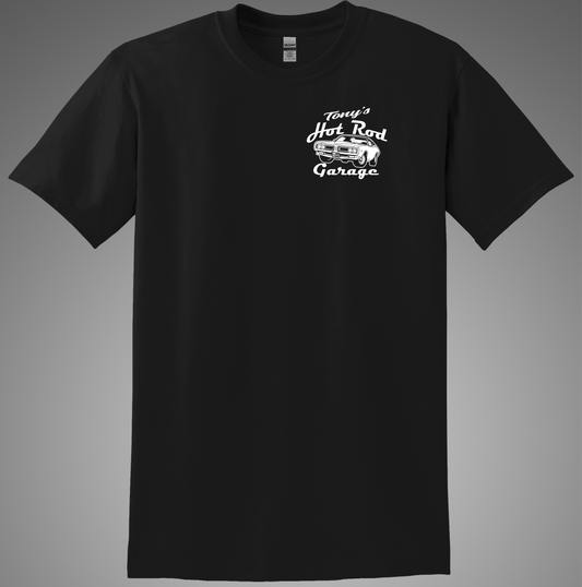 Tony's Hot Rod Garage Short Sleeve T-Shirt - It Might Look Like I'm Listening...