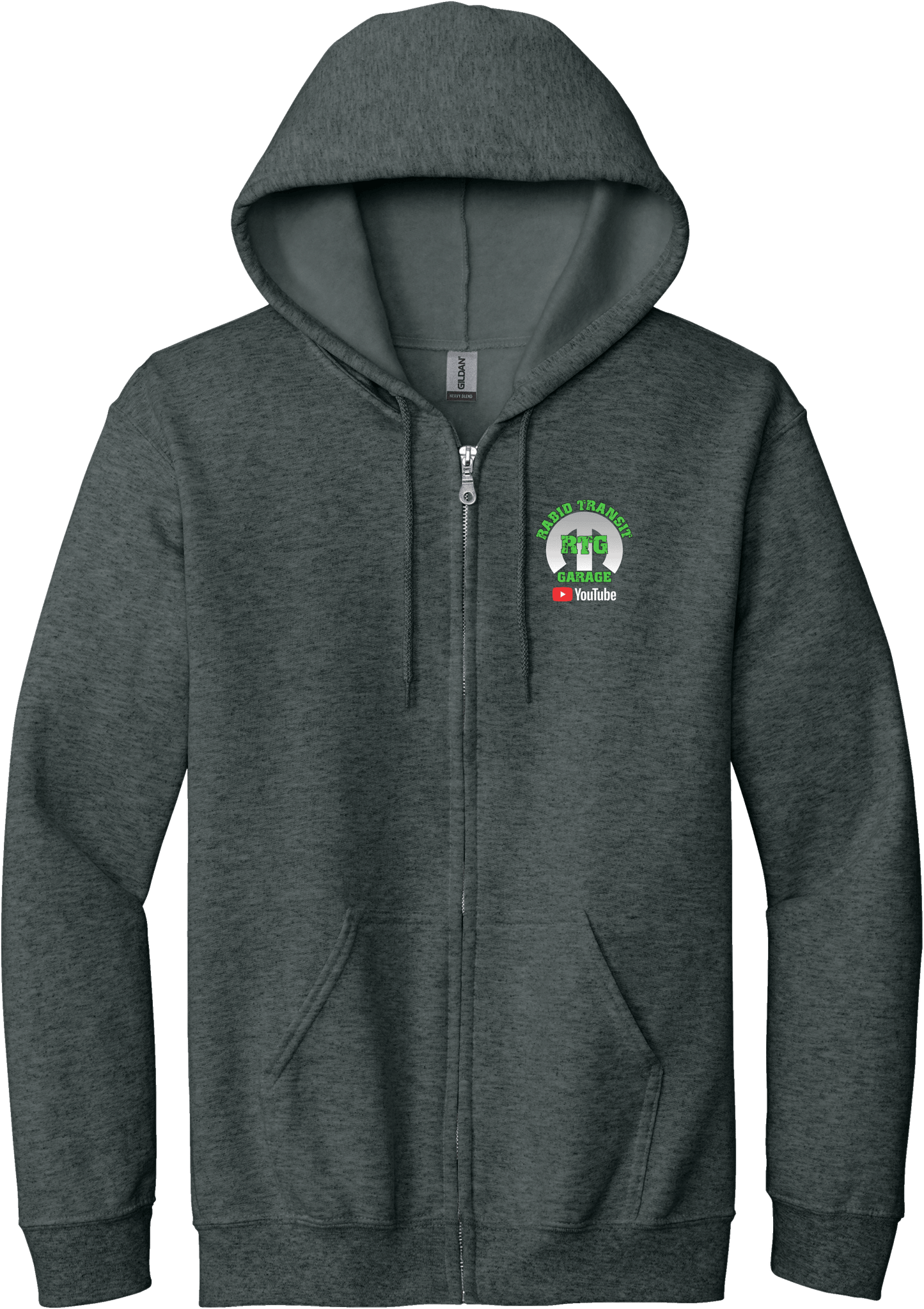 Rabid Transit Garage Full-Zip Hooded Sweatshirt