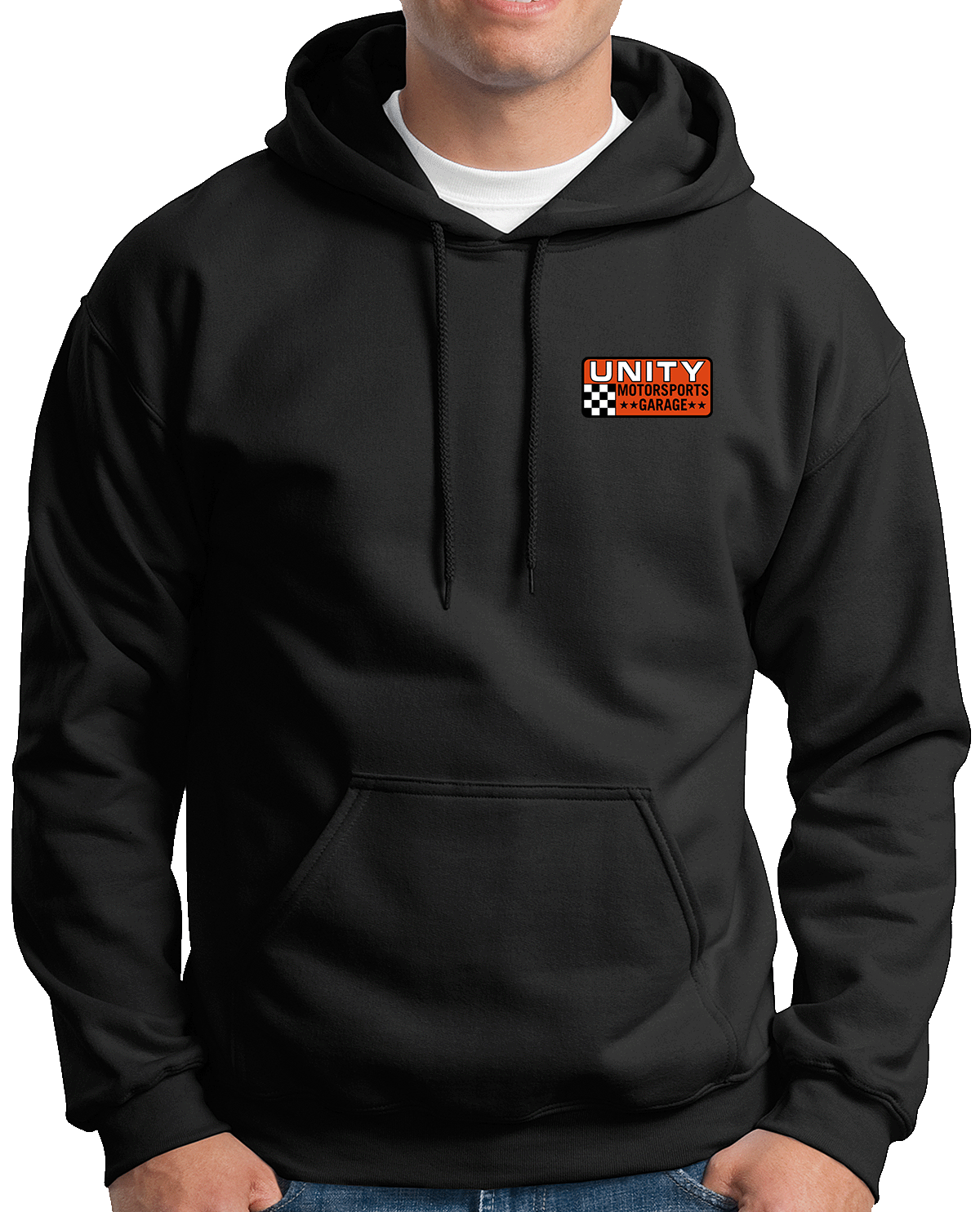 Unity Motorsports Garage "Casper" Pullover Hooded Sweatshirt