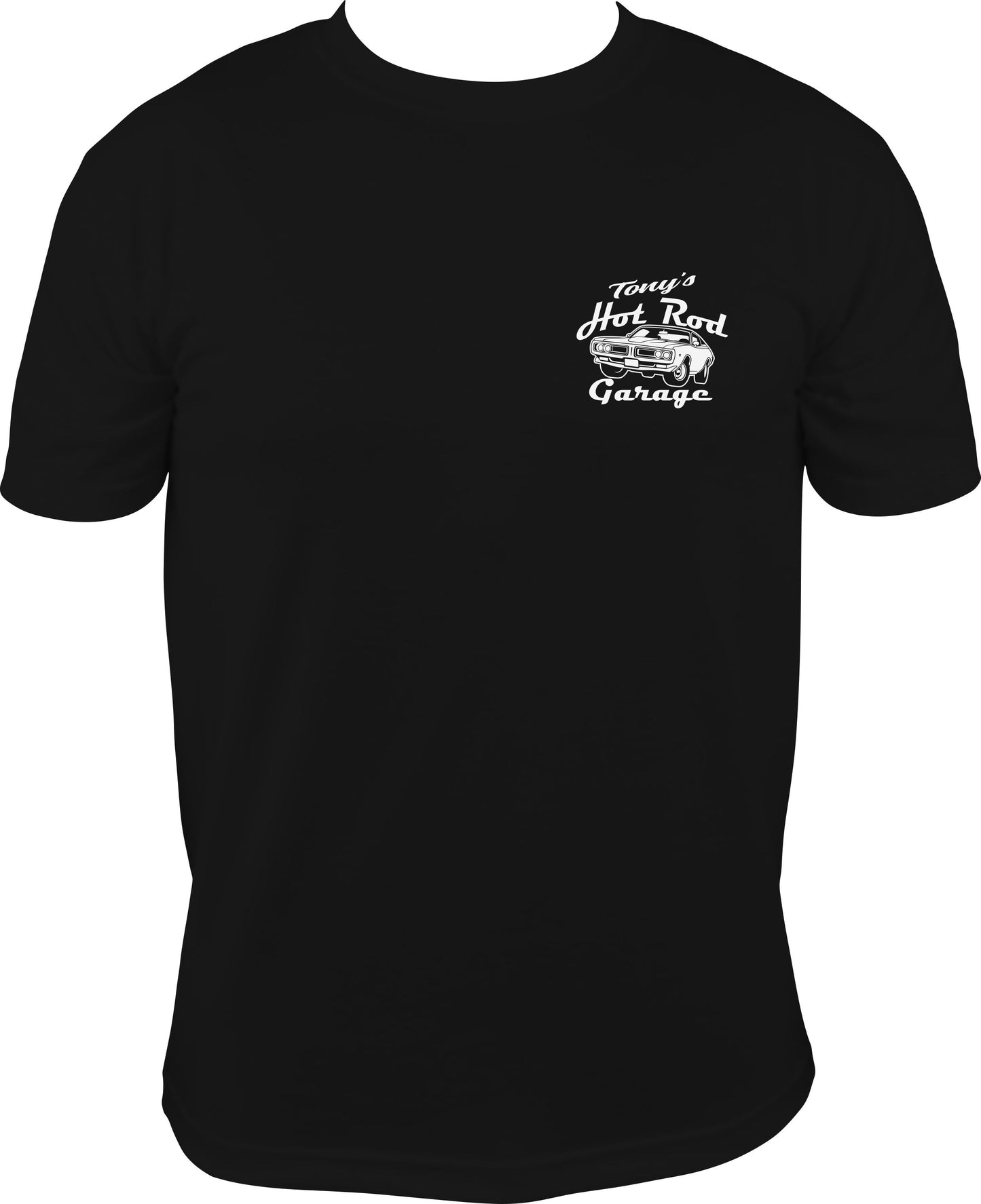 Tony's Hot Rod Garage Short Sleeve T-Shirt - It Might Look Like I'm Listening...